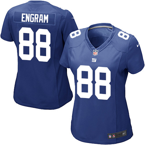 Nike Giants #88 Evan Engram Royal Blue Team Color Women's Stitched NFL Elite Jersey